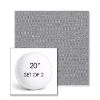 Picture of Linville Denim | Set of 2 | 20" Sunbrella Boxed Round Outdoor Throw Pillows with Premium Inserts
