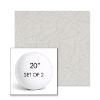 Picture of Lively Parchment | Set of 2 | 20" Sunbrella Boxed Round Outdoor Throw Pillows with Premium Inserts