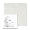 Picture of Lively Sage | Set of 2 | 20" Sunbrella Boxed Round Outdoor Throw Pillows with Premium Inserts