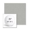 Picture of Lopi Ash | Set of 2 | 20" Sunbrella Boxed Round Outdoor Throw Pillows with Premium Inserts