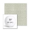 Picture of Lopi Bud | Set of 2 | 20" Sunbrella Boxed Round Outdoor Throw Pillows with Premium Inserts