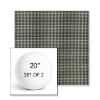 Picture of Lore Moss | Set of 2 | 20" Sunbrella Boxed Round Outdoor Throw Pillows with Premium Inserts