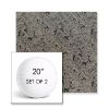 Picture of Mahalo Equinox | Set of 2 | 20" Sunbrella Boxed Round Outdoor Throw Pillows with Premium Inserts