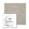 Picture of Mainstreet Dove | Set of 2 | 20" Sunbrella Boxed Round Outdoor Throw Pillows with Premium Inserts
