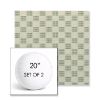 Picture of Mend Juniper | Set of 2 | 20" Sunbrella Boxed Round Outdoor Throw Pillows with Premium Inserts