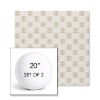Picture of Mend Latte | Set of 2 | 20" Sunbrella Boxed Round Outdoor Throw Pillows with Premium Inserts