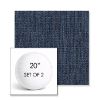 Picture of Metamorphic Lagoon | Set of 2 | 20" Sunbrella Boxed Round Outdoor Throw Pillows with Premium Inserts
