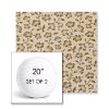 Picture of Mia Toffee | Set of 2 | 20" Sunbrella Boxed Round Outdoor Throw Pillows with Premium Inserts