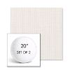 Picture of Replay Linen | Set of 2 | 20" Sunbrella Boxed Round Outdoor Throw Pillows with Premium Inserts