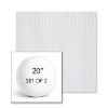 Picture of Replay Sky | Set of 2 | 20" Sunbrella Boxed Round Outdoor Throw Pillows with Premium Inserts