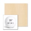 Picture of Replay Straw | Set of 2 | 20" Sunbrella Boxed Round Outdoor Throw Pillows with Premium Inserts