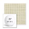 Picture of Rest Meadow | Set of 2 | 20" Sunbrella Boxed Round Outdoor Throw Pillows with Premium Inserts