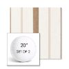 Picture of Revival Sand | Set of 2 | 20" Sunbrella Boxed Round Outdoor Throw Pillows with Premium Inserts