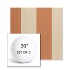 Picture of Rothko Lobster Roll | Set of 2 | 20" Sunbrella Boxed Round Outdoor Throw Pillows with Premium Inserts