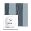 Picture of Rothko Oceanfront | Set of 2 | 20" Sunbrella Boxed Round Outdoor Throw Pillows with Premium Inserts