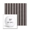 Picture of Sail Away Java | Set of 2 | 20" Sunbrella Boxed Round Outdoor Throw Pillows with Premium Inserts