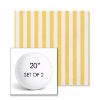 Picture of Sail Away Sunflower | Set of 2 | 20" Sunbrella Boxed Round Outdoor Throw Pillows with Premium Inserts