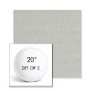 Picture of Sailcloth Seagull | Set of 2 | 20" Sunbrella Boxed Round Outdoor Throw Pillows with Premium Inserts