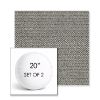 Picture of Savane Meteor | Set of 2 | 20" Sunbrella Boxed Round Outdoor Throw Pillows with Premium Inserts