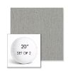 Picture of Savane Nimbus | Set of 2 | 20" Sunbrella Boxed Round Outdoor Throw Pillows with Premium Inserts