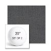 Picture of Savane Tornado | Set of 2 | 20" Sunbrella Boxed Round Outdoor Throw Pillows with Premium Inserts
