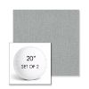 Picture of Savane Whisper | Set of 2 | 20" Sunbrella Boxed Round Outdoor Throw Pillows with Premium Inserts