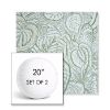Picture of Sensibility Spring | Set of 2 | 20" Sunbrella Boxed Round Outdoor Throw Pillows with Premium Inserts