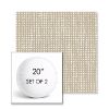 Picture of Slow Farafra | Set of 2 | 20" Sunbrella Boxed Round Outdoor Throw Pillows with Premium Inserts