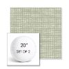 Picture of Slow Spirea | Set of 2 | 20" Sunbrella Boxed Round Outdoor Throw Pillows with Premium Inserts