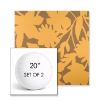 Picture of Sonny Sunshine | Set of 2 | 20" Sunbrella Boxed Round Outdoor Throw Pillows with Premium Inserts