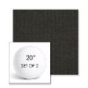 Picture of Spectrum Carbon | Set of 2 | 20" Sunbrella Boxed Round Outdoor Throw Pillows with Premium Inserts