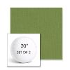 Picture of Spectrum Cilantro | Set of 2 | 20" Sunbrella Boxed Round Outdoor Throw Pillows with Premium Inserts