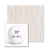 Picture of Tectonic Parchment | Set of 2 | 20" Sunbrella Boxed Round Outdoor Throw Pillows with Premium Inserts