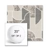 Picture of Territory Tin | Set of 2 | 20" Sunbrella Boxed Round Outdoor Throw Pillows with Premium Inserts