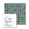Picture of Toggle Splash | Set of 2 | 20" Sunbrella Boxed Round Outdoor Throw Pillows with Premium Inserts
