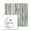 Picture of Transformation Moss | Set of 2 | 20" Sunbrella Boxed Round Outdoor Throw Pillows with Premium Inserts