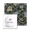 Picture of Trellis Topiary | Set of 2 | 20" Sunbrella Boxed Round Outdoor Throw Pillows with Premium Inserts