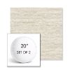 Picture of Tundra Varadero | Set of 2 | 20" Sunbrella Boxed Round Outdoor Throw Pillows with Premium Inserts