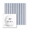 Picture of Unwind Sky | Set of 2 | 20" Sunbrella Boxed Round Outdoor Throw Pillows with Premium Inserts