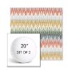 Picture of Valley Sedona | Set of 2 | 20" Sunbrella Boxed Round Outdoor Throw Pillows with Premium Inserts