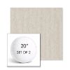 Picture of Vista Alabaster | Set of 2 | 20" Sunbrella Boxed Round Outdoor Throw Pillows with Premium Inserts