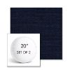 Picture of Wadi Shibori | Set of 2 | 20" Sunbrella Boxed Round Outdoor Throw Pillows with Premium Inserts
