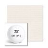 Picture of Wadi Sugar | Set of 2 | 20" Sunbrella Boxed Round Outdoor Throw Pillows with Premium Inserts