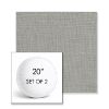 Picture of Willa Celery | Set of 2 | 20" Sunbrella Boxed Round Outdoor Throw Pillows with Premium Inserts