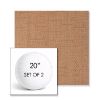 Picture of Willa Clay | Set of 2 | 20" Sunbrella Boxed Round Outdoor Throw Pillows with Premium Inserts