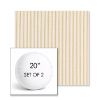 Picture of William Dijon | Set of 2 | 20" Sunbrella Boxed Round Outdoor Throw Pillows with Premium Inserts