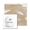 Picture of Yama Tomori | Set of 2 | 20" Sunbrella Boxed Round Outdoor Throw Pillows with Premium Inserts
