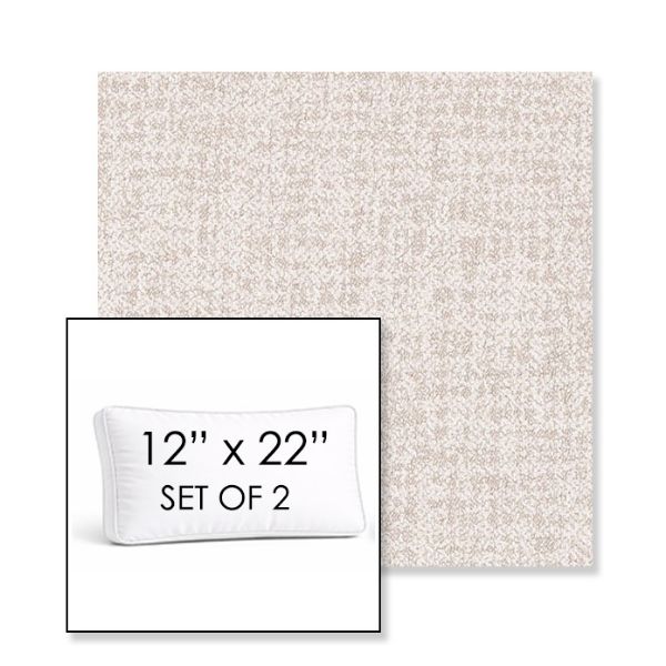 Picture of Abstraction Dune | Set of 2 | 12" x 22" Sunbrella Boxed Outdoor Throw Pillows with Premium Inserts
