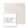 Picture of Abstraction Parchment | Set of 2 | 12" x 22" Sunbrella Boxed Outdoor Throw Pillows with Premium Inserts