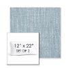 Picture of Adena Celeste | Set of 2 | 12" x 22" Sunbrella Boxed Outdoor Throw Pillows with Premium Inserts